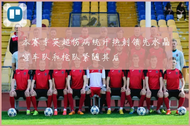 本赛季英超伤病统计热刺领先水晶宫车队和枪队紧随其后